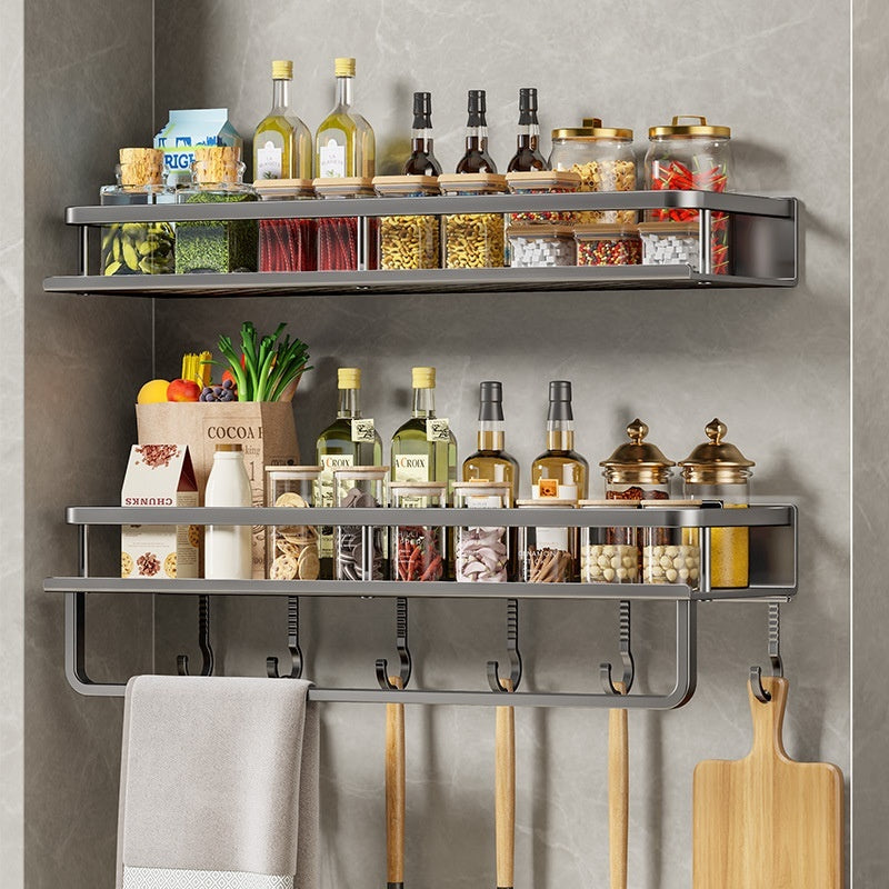 Kitchen Rack Seasoning Multifunctional Wall Mount Storage