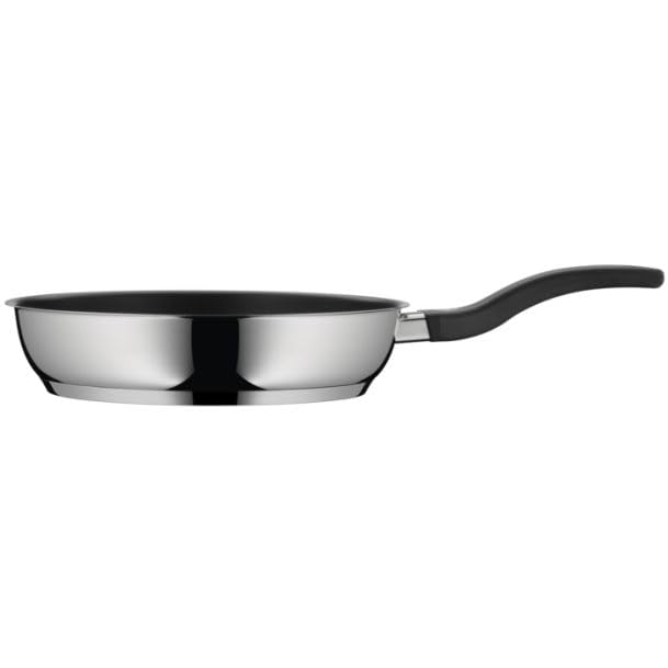 WMF Devil Pfannenset Induktion 3-teilig, Bratpfanne 24, 20, 28 cm, Induktion, Cromargan Edelstahl beschichtet, Kunststoffgriff