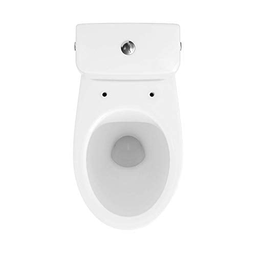 VBChome Spülrandloses WC Set aus Keramik mit Soft-Close Duroplast Sitz – Wandhängend mit waagerechtem Abgang, SimpleOn-Technologie, abnehmbarer Sitz, hygienisch & wassersparend, Weiß