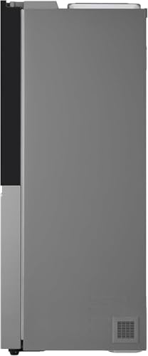 LG GSXE90MBDD Side by Side Kühlschrank mit InstaView Craft Ice | Door in Door | Crushed Ice -und Wasserspender EEK: Klasse D | 628 Liter Kapazität | Festwasseranschluss | Total No Frost