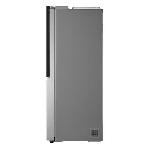 LG GSXE90MBDD Side by Side Kühlschrank mit InstaView Craft Ice | Door in Door | Crushed Ice -und Wasserspender EEK: Klasse D | 628 Liter Kapazität | Festwasseranschluss | Total No Frost