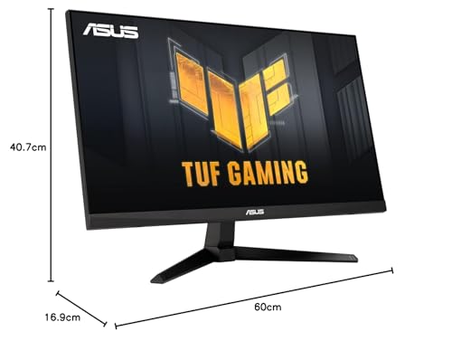 ASUS TUF Gaming VG259Q3A - 25 Zoll Full HD Monitor - 180 Hz, 1ms GtG, FreeSync, Adaptive Sync, ELMB, GameFast Input - Fast-IPS Panel, 16:9, 1920x1080, DisplayPort, HDMI, Speaker