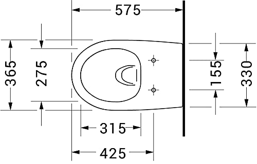BERNSTEIN® Design Wand WC spülrandlos spülrandloses Hänge WC Set Toilette mit abnehmbareren Deckel Hängetoilette WC ohne Spülrand E-9030 Farbe: Weiß glänzend