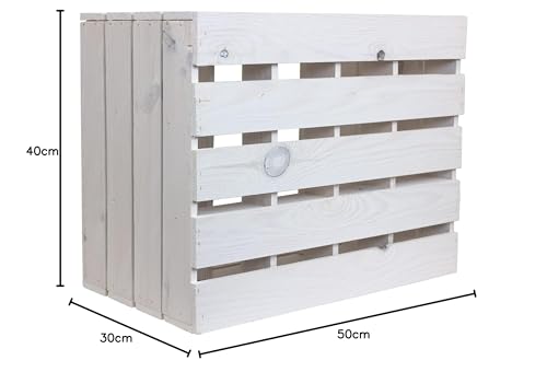 Kistenkolli Altes Land Bottle Rack, Henry, Natural, Flamed, Dimensions Approx. 50 x 40 x 30 cm, wine rack