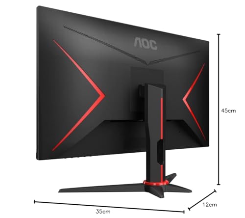 AOC Gaming CU34G2XPD – 34-Zoll-WQHD-Curved-Monitor, 180 Hz, schnelle VA, 1 ms GTG, FreeSync Premium, HDR400, höhenverstellbarer Standfuß (3440 x 1440, HDMI, DisplayPort, USB-Hub)