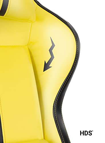 Diablo X-One 2.0 Gaming Stuhl Gamer Chair Bürostuhl Schreibtischstuhl Verstellbare Armlehnen Ergonomisches Design Nacken/-Lendenkissen Wippfunktion Aqua Blue Normal (L)