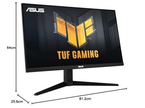 ASUS TUF Gaming VG34VQL1B, 34 Inch UWQHD Curved Monitor, 165 Hz, 1 ms MPRT, FreeSync Premium, DisplayHDR 400, VA Panel, 21:9, 3440 x 1440, DisplayPort, HDMI, USB, Ergonomic, Black