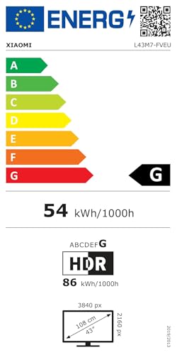 Xiaomi F, 50 Zoll (127 cm), 4K UHD, Smart TV, Fire TV, Triple Tuner DVB-C/S/S2/T/T2,HDR10, MEMC,Game Boost mode 120Hz, Sprachsteuerung mit Alexa, 2GB+32GB, Kompatibel mit Apple AirPlay