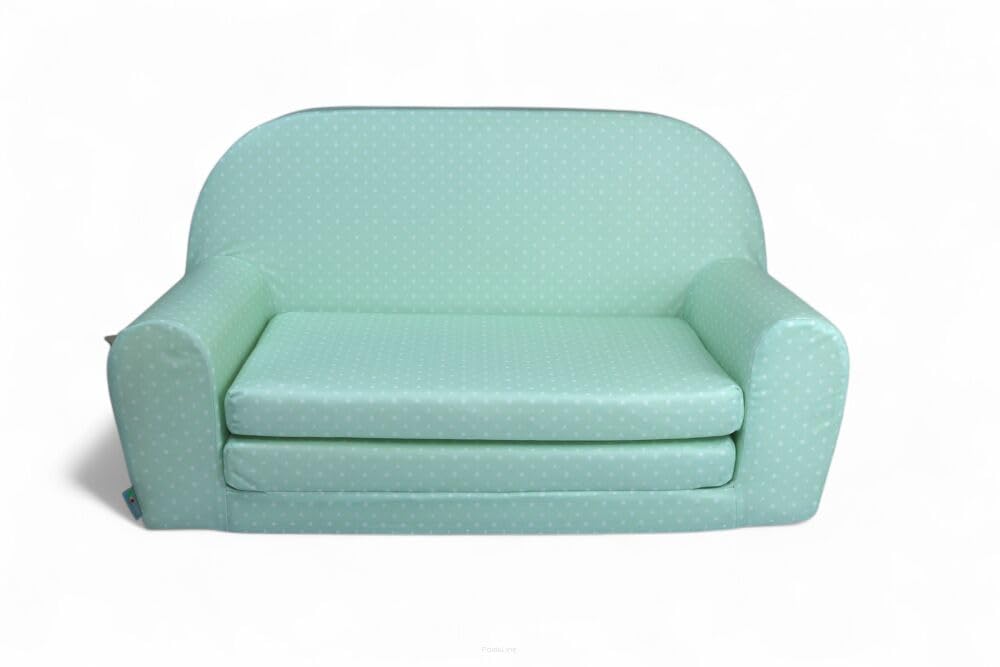 FORTISLINE Children's Sofa Mini Foldable 40 x 78 x 45 cm - Children's Sofa for Children 2-in-1 - Children's Couch Foldable - Foam Sofa Bed - Removable Cover - Many Designs