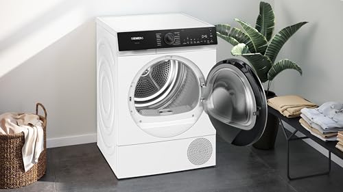 Siemens WQ35G2D00 iQ500 Wärmepumpentrockner für 8 kg Wäsche, 176 kWh pro Jahr, speedPack, autoDry, Outdoor-Programm