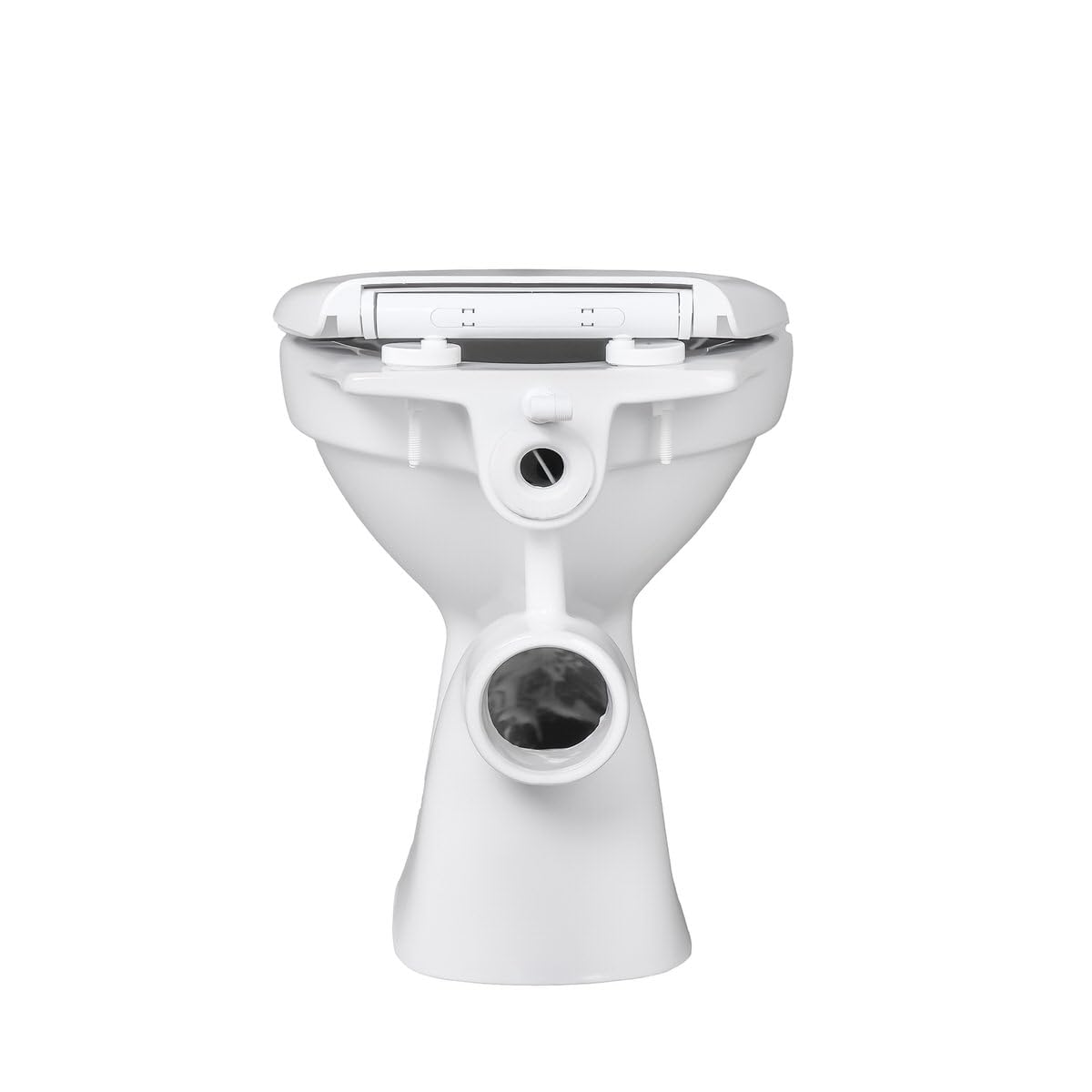 Belvit Dusch WC mit Bidet Funktion – Standtoilette mit Taharet, Hygienedusche, Spülkasten und Softclose WC-Deckel, waagerechter Abgang, Komplettset
