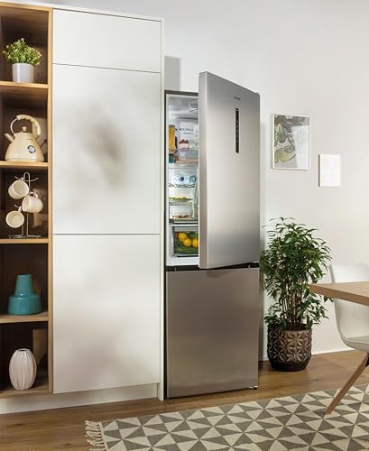 Gorenje N 619EAW4 Fridge-Freezer Combination, LED Display, 186 cm, 300 L, NoFrostPlus, Vegetable Compartment with Moisture Control, FastFreeze, White