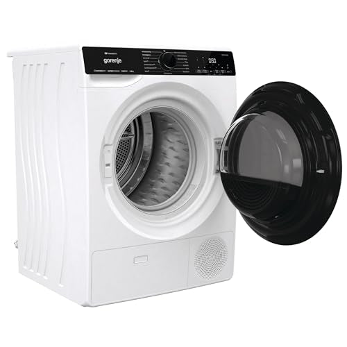 Gorenje DPNE82/GN Trockner/Kondensation mit Wärmepumpe / 8kg / 16 Programme/WIFI/Made in Europe/WaveActive Trommel/TwinAir/Feuchtesensor/Naturedry/LED Display/EEK: A++