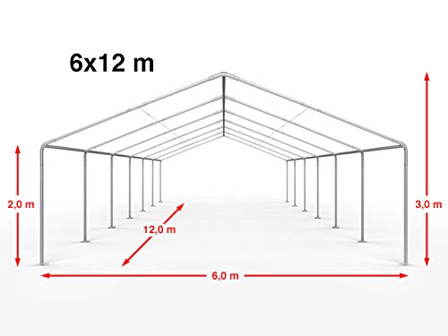 TOOLPORT PE Premium Variant Tent, 3x6 m