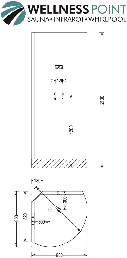 PureHaven Steam Shower 90 x 90 cm for 2 People with Tropical Shower LED Radio Massage Function Seat Rain Fall Shower Starry Sky Ozone Disinfection