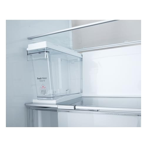 LG GSXE90MBDD Side by Side Kühlschrank mit InstaView Craft Ice | Door in Door | Crushed Ice -und Wasserspender EEK: Klasse D | 628 Liter Kapazität | Festwasseranschluss | Total No Frost