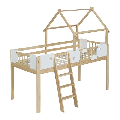 xixiworkshop Kinderbett 90x200cm Ausziehbett Bett mit Stauraum und USB-Steckdose/Mehreren Ablagefächern multifunktionales Jugendbett/Gästebett/Doppelbett mit Stauschrank Lattenrost,Ohne Matratze,Grau