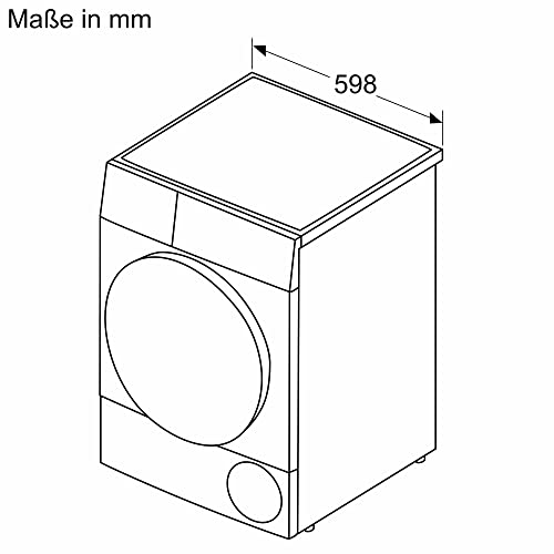 Siemens WQ35G2D00 iQ500 Wärmepumpentrockner für 8 kg Wäsche, 176 kWh pro Jahr, speedPack, autoDry, Outdoor-Programm