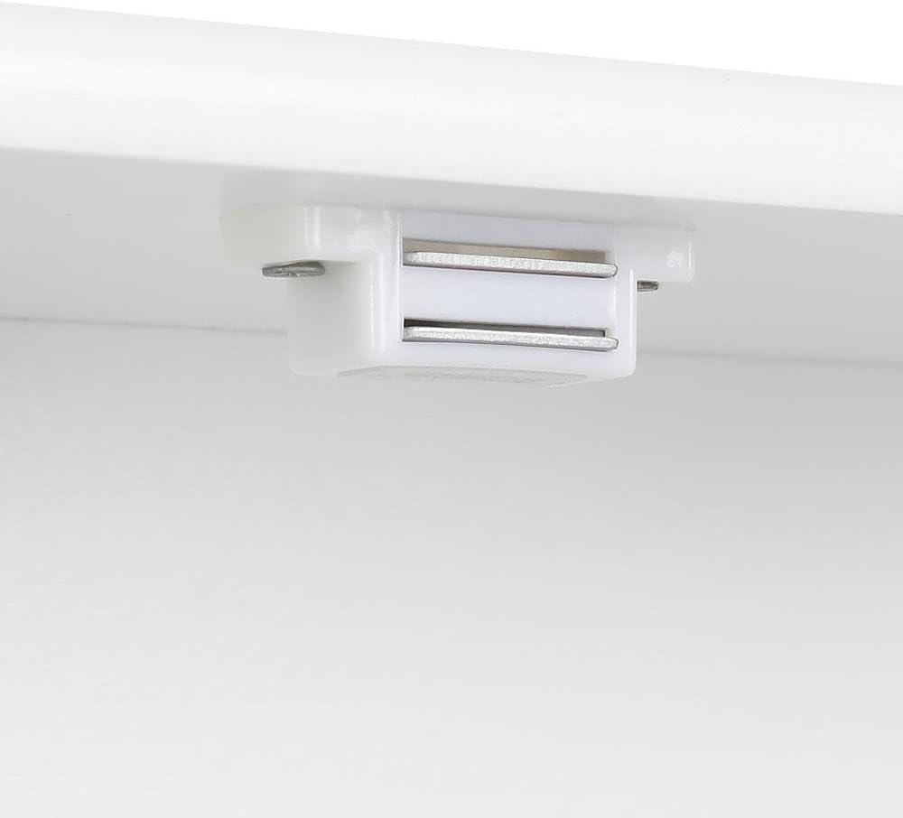 Yaheetech Wall Cupboard Bathroom Cabinet Kitchen Cabinet Shelf Storage with Door and Shelf White LH: 48.5 x 14 x 73 cm