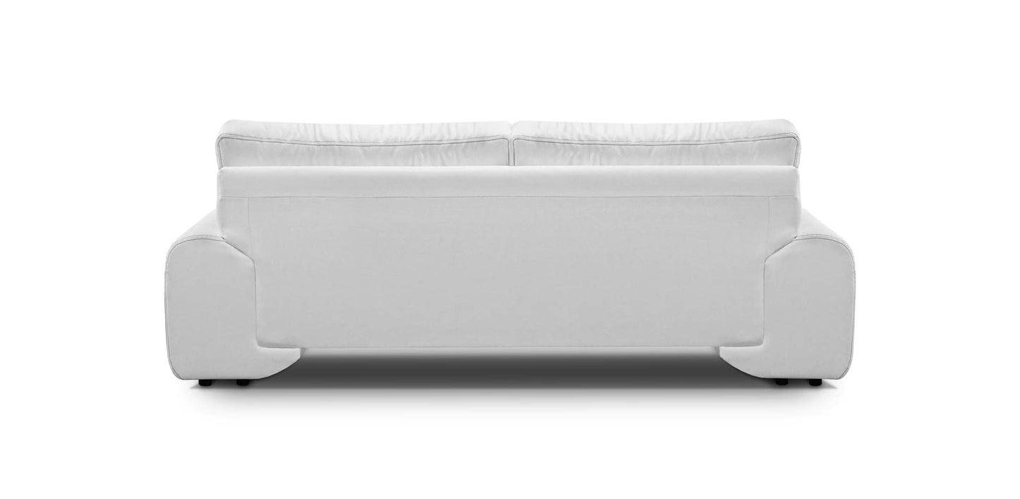 Mars Meble Big-Sofa OME_321 Omega Upholstered Set 3+2+1 Sofa Living Room Sofa Set 3-Piece Couch (Black), 225 x 98 x 88 cm, 185 x 98 x 88 cm, 128 x 98 x 88 cm