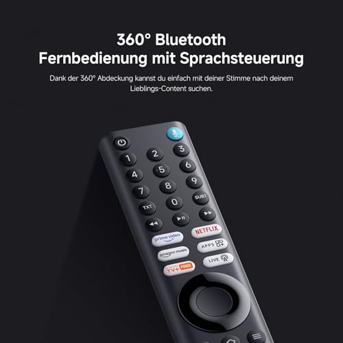 Xiaomi TV F Pro 43 2026 QLED TV 43 Inch (101 cm), 4K Ultra HD, Fire TV, Dolby Audio, DTS:X, HDR10+, 60Hz, Quad A55 Processor, Smart TV, 360° Bluetooth Remote Control