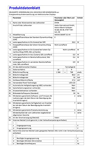 DYON Movie Smart 43 VX TV, 43 inches (108 cm), Full HD Smart TV, HD Triple Tuner (DVB-C/-S2/-T2), App Store, Prime Video, Netflix, YouTube, DAZN, Disney+ (Model 2023)