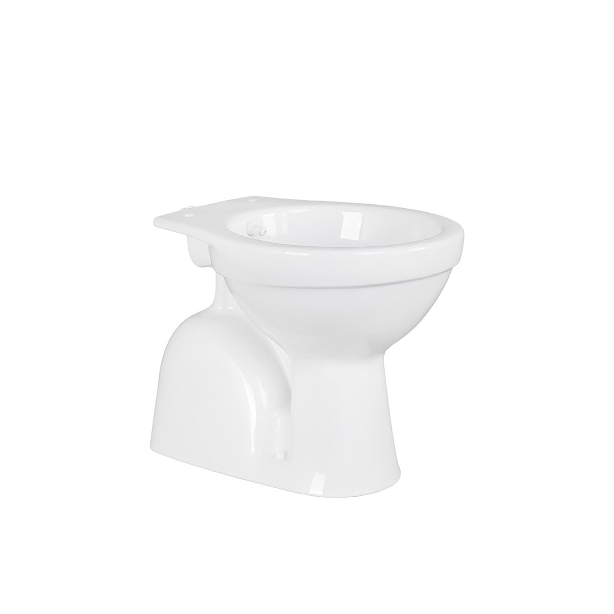 Belvit Dusch WC mit Bidet Funktion – Standtoilette mit Taharet, Hygienedusche, Spülkasten und Softclose WC-Deckel, waagerechter Abgang, Komplettset
