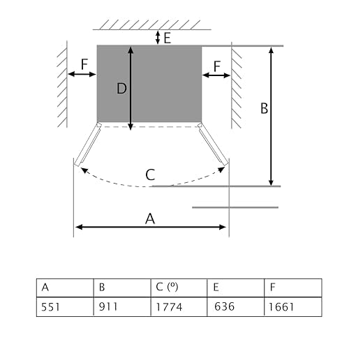 Cecotec Amerikanischer Kühlschrank, 4 Türen, 564 l, Bolero, CoolMarket, 4D 564 Dark E. 183 cm hoch, 91 cm breit, Wasserspender, geringer Stromverbrauch, Invertermotor, Plus, Total NoFrost