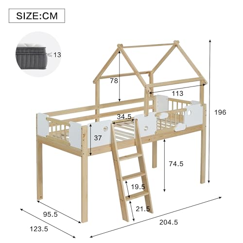 xixiworkshop Kinderbett 90x200cm Ausziehbett Bett mit Stauraum und USB-Steckdose/Mehreren Ablagefächern multifunktionales Jugendbett/Gästebett/Doppelbett mit Stauschrank Lattenrost,Ohne Matratze,Grau