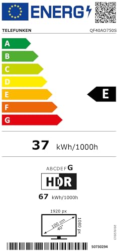 TELEFUNKEN QLED TV 32 Inch TV Full HD Android Smart TV (HDR, Triple Tuner, Bluetooth) QF32AN750S
