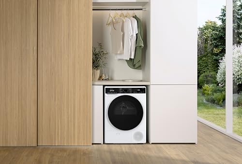 Gorenje DPNE82/GN Trockner/Kondensation mit Wärmepumpe / 8kg / 16 Programme/WIFI/Made in Europe/WaveActive Trommel/TwinAir/Feuchtesensor/Naturedry/LED Display/EEK: A++