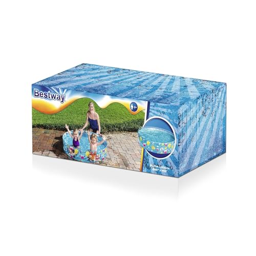 Bestway FillN Fun Planschbecken, Sparking Sea, 122 x 25 cm