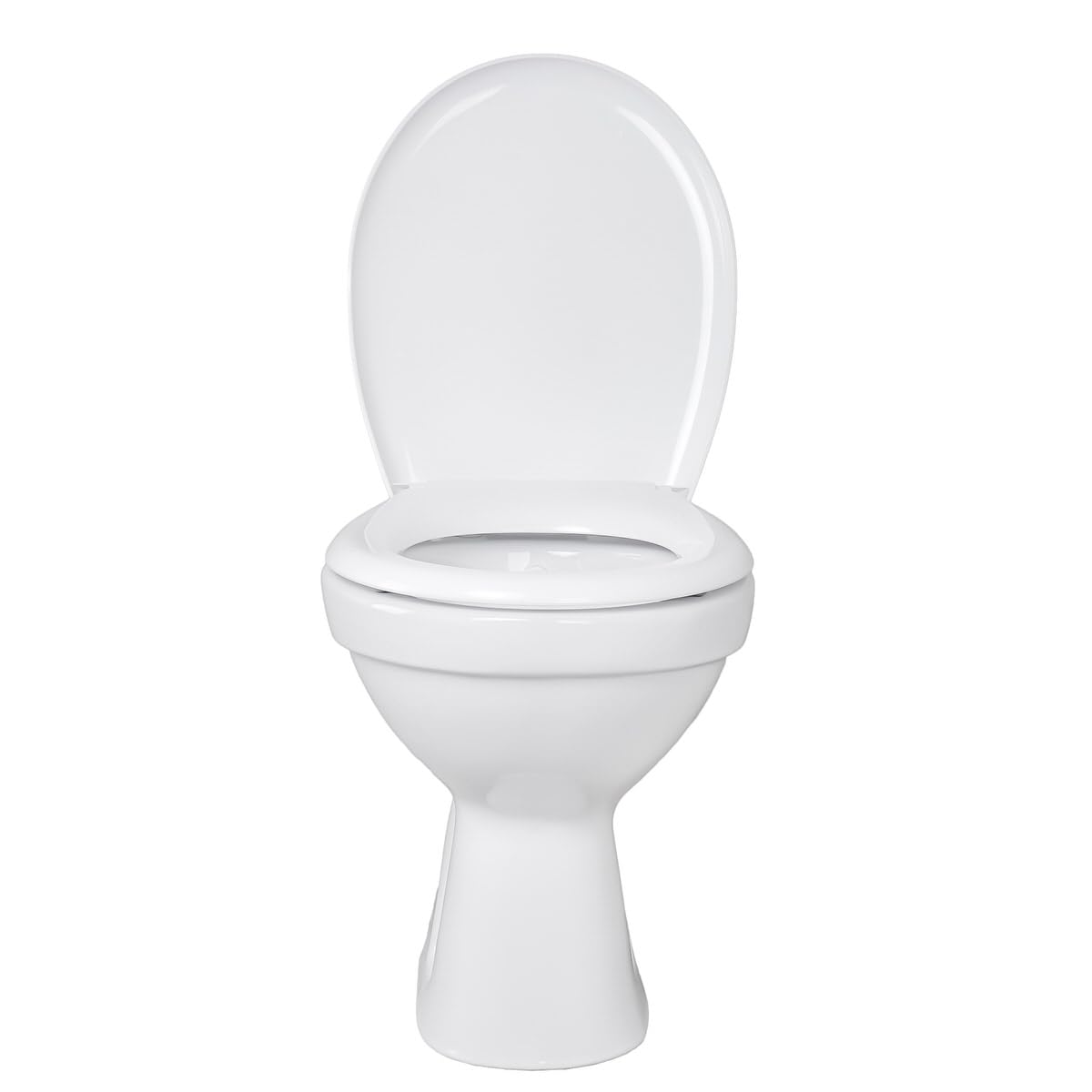 Belvit Dusch WC mit Bidet Funktion – Standtoilette mit Taharet, Hygienedusche, Spülkasten und Softclose WC-Deckel, waagerechter Abgang, Komplettset