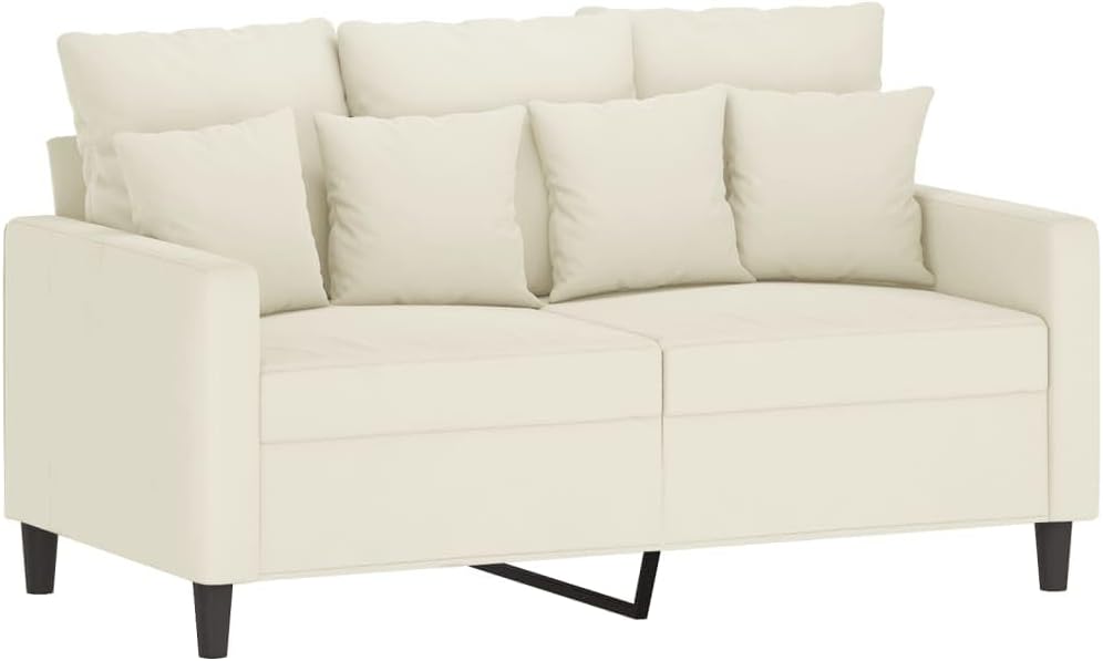 Willood 3-TLG. Sofagarnitur mit Kissen Dunkelgrau Samt,Sofa geeignet für Wohnzimmer, Sofa Set, mit Armlehnen und Kissen