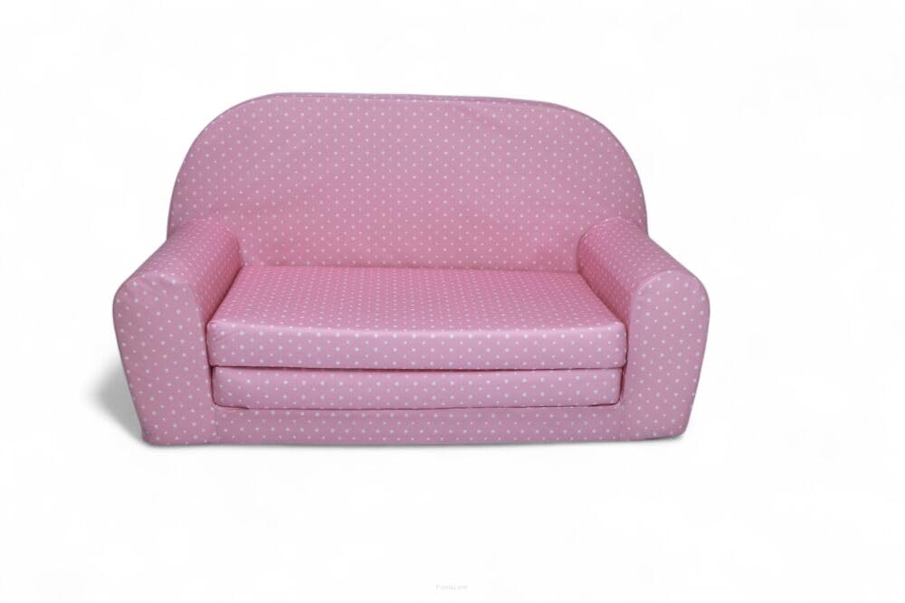 FORTISLINE Children's Sofa Mini Foldable 40 x 78 x 45 cm - Children's Sofa for Children 2-in-1 - Children's Couch Foldable - Foam Sofa Bed - Removable Cover - Many Designs