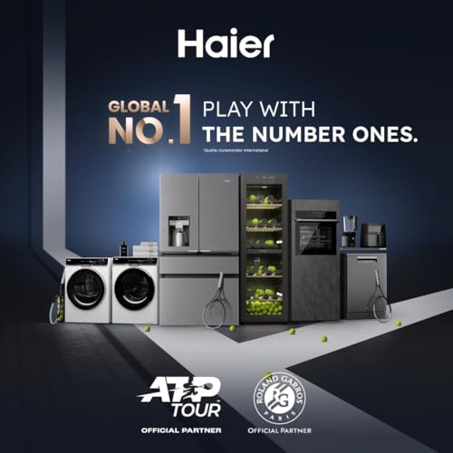 Haier Multi Door Kühl-Gefrierkombination I CUBE 83 SERIE 7 HCR7818DWPT I 4-türiger Kühlschrank mit Gefrierfach, XXL-Fassungsvermögen & 83cm Breite I 463L, Energieklasse D I Wasserspender & No Frost