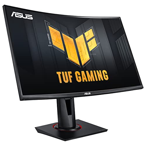 ASUS TUF Gaming VG34VQL1B, 34 Inch UWQHD Curved Monitor, 165 Hz, 1 ms MPRT, FreeSync Premium, DisplayHDR 400, VA Panel, 21:9, 3440 x 1440, DisplayPort, HDMI, USB, Ergonomic, Black