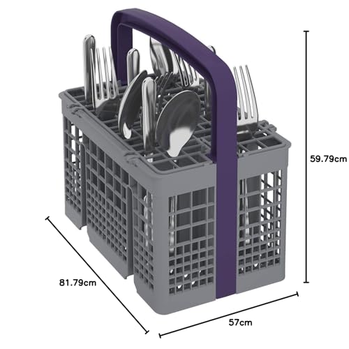 Beko BDIN16420 Fully Integrated Dishwasher / Sliding Cutlery Basket / Detergent Compartment with Sliding Lock / Self-Adjusting Door Spring / 14 place settings