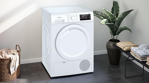 Siemens WQ35G2D00 iQ500 Wärmepumpentrockner für 8 kg Wäsche, 176 kWh pro Jahr, speedPack, autoDry, Outdoor-Programm