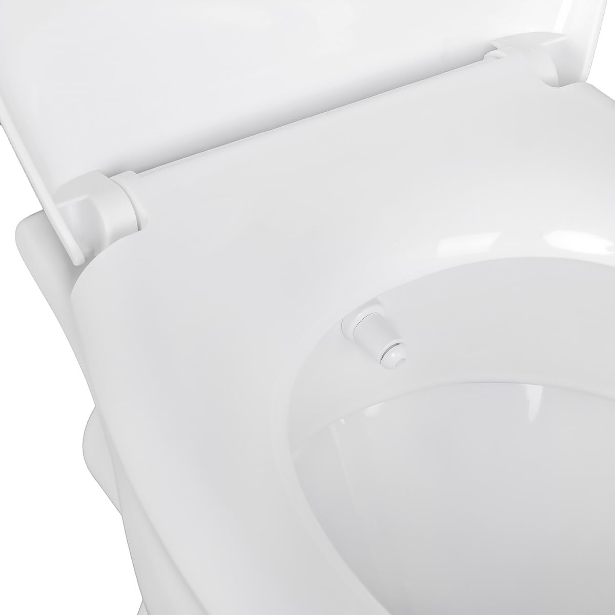 Belvit Dusch WC mit Bidet Funktion – Standtoilette mit Taharet, Hygienedusche, Spülkasten und Softclose WC-Deckel, waagerechter Abgang, Komplettset