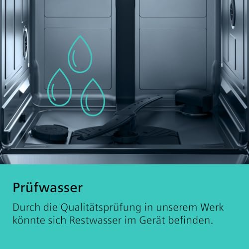 Siemens SR63EX24KE, iQ300 Smart Dishwasher, Fully Integrated, 45 cm Wide, Made in Germany, Cutlery Basket, Automatic Door Opening at the End of the Programme, Pleasantly Quiet with iQ Drive Motor