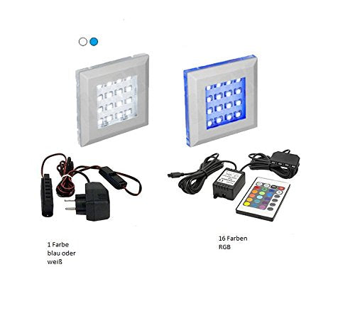 Furnitech Wohnwand Wohnzimmer Möbel (Schwarz) mit LED RGB - 16 Farben - Hängend Wohnzimmerwand Modern - Schrankwand mit Regale und TV Schrank (Nowara AN1-17B-HG20 1C)