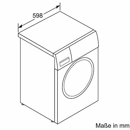 Bosch WAN282K3 Series 4 Front Load Washing Machine, 8 kg, 1400 rpm, SpeedPerfect, Maximum Energy and Water Savings, Refill Function, Extra Hygienic, AquaStop, IronAssist