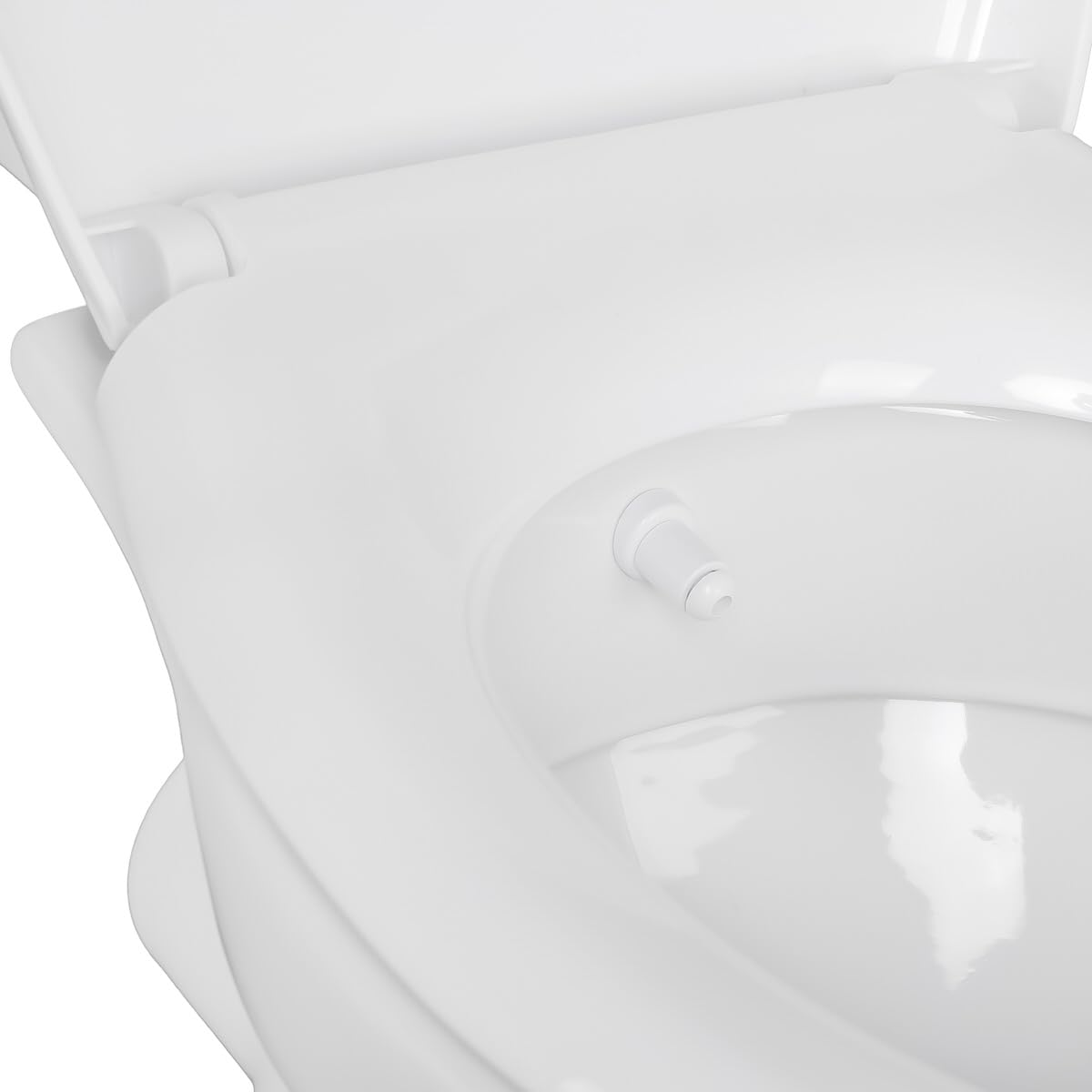 Belvit Dusch WC mit Bidet Funktion – Standtoilette mit Taharet, Hygienedusche, Spülkasten und Softclose WC-Deckel, waagerechter Abgang, Komplettset