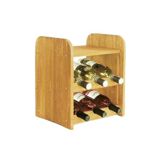 PROREGAL Weinregal PINOTWINE C | HxBxT 87,2x63,2x26,5cm | 42 Flaschen | Massives Kiefernholz | Natur unbehandelt | Weinhalter Weinständer Flaschenständer Flaschenregal Holzregal