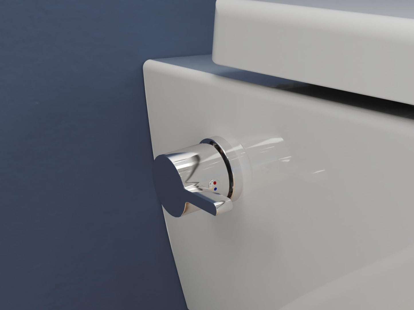 SSWW Taharet Toilet Includes Fitting and Removable Soft-Close Seat, Shower Toilet, Hanging Toilet, Toilet with Bidet Function, Hygienic, Shattaf, Different Versions