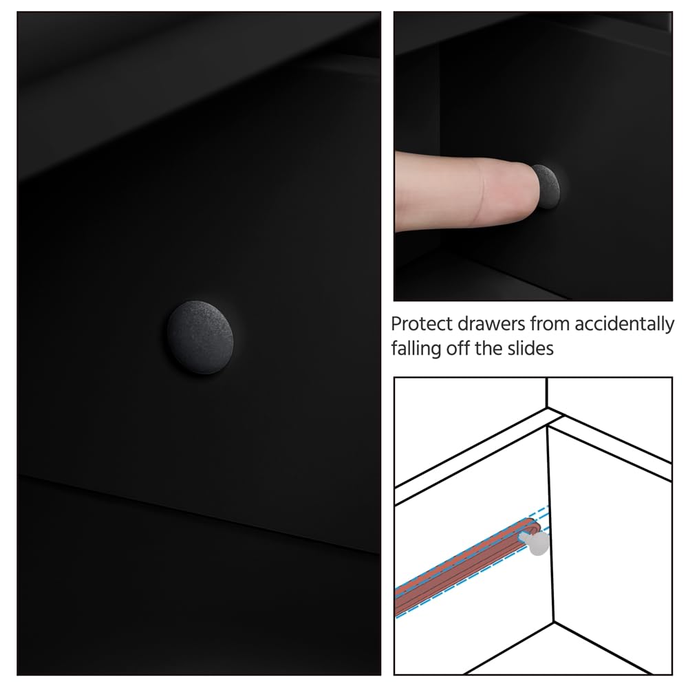 Yaheetech Unterschrank Badezimmerschrank Badkommode Badschrank mit 1 Schublade & 2 Türen & 3 Regalen Baderegal Bodenschrank mit verstellbare Einlegeböden, viel Stauraum, Dunkelgrau