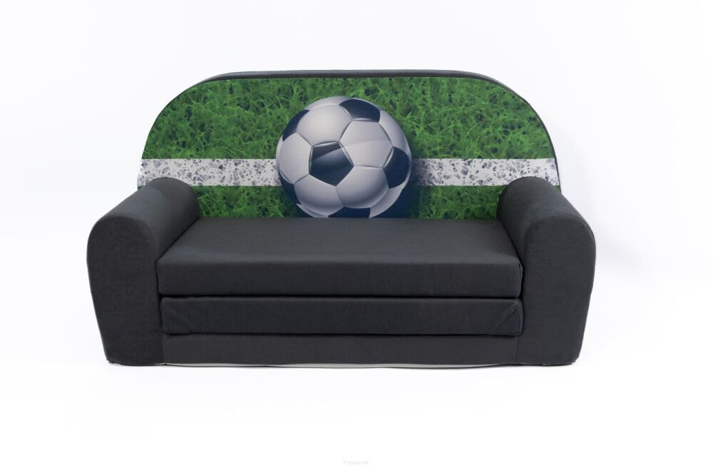 FORTISLINE Children's Sofa Mini Foldable 40 x 78 x 45 cm - Children's Sofa for Children 2-in-1 - Children's Couch Foldable - Foam Sofa Bed - Removable Cover - Many Designs
