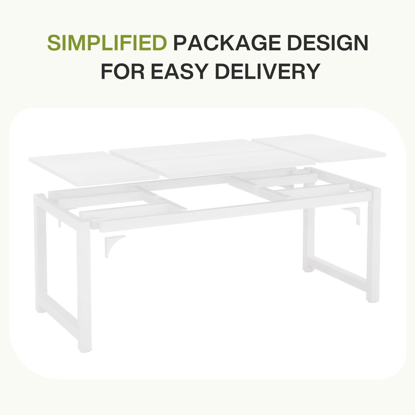 Tribesigns 160 x 80 cm Esstisch, industrieller Küchentisch für 4-6 Personen, rechteckiger Esstisch für Esszimmer, Küche, Wohnzimmer, mit robusten Metallbeinen (Rustikales Braun)
