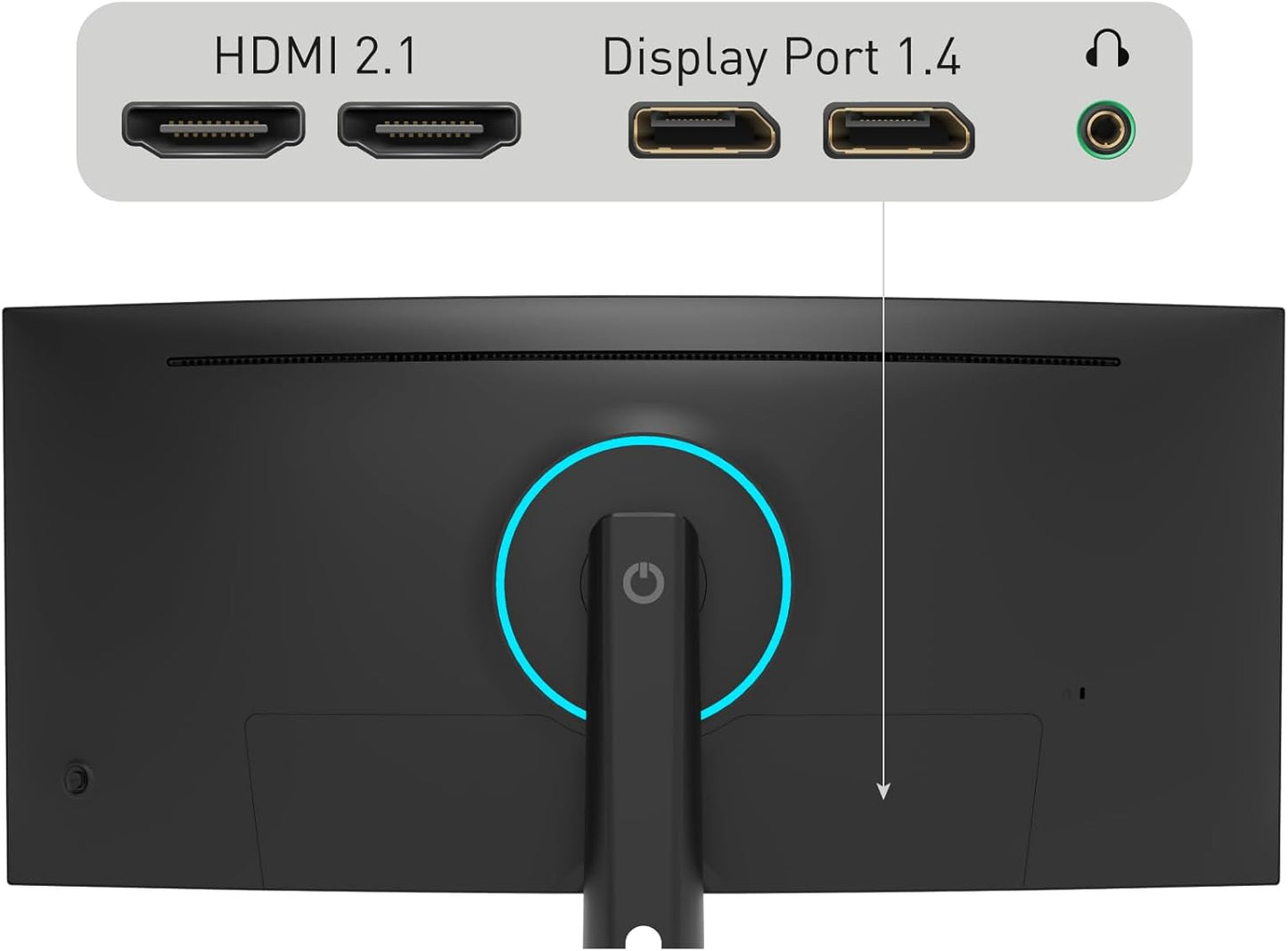 ODYS i27-Q-180-27 Inch Gaming Monitor (69 cm Screen, WQHD, 2,560 x 1,440 Pixels, 180 Hz, 1ms Response Time (MPRT), Fast IPS Panel, 120% sRGB, FreeSync, 2x HDMI, 2x Display Port)